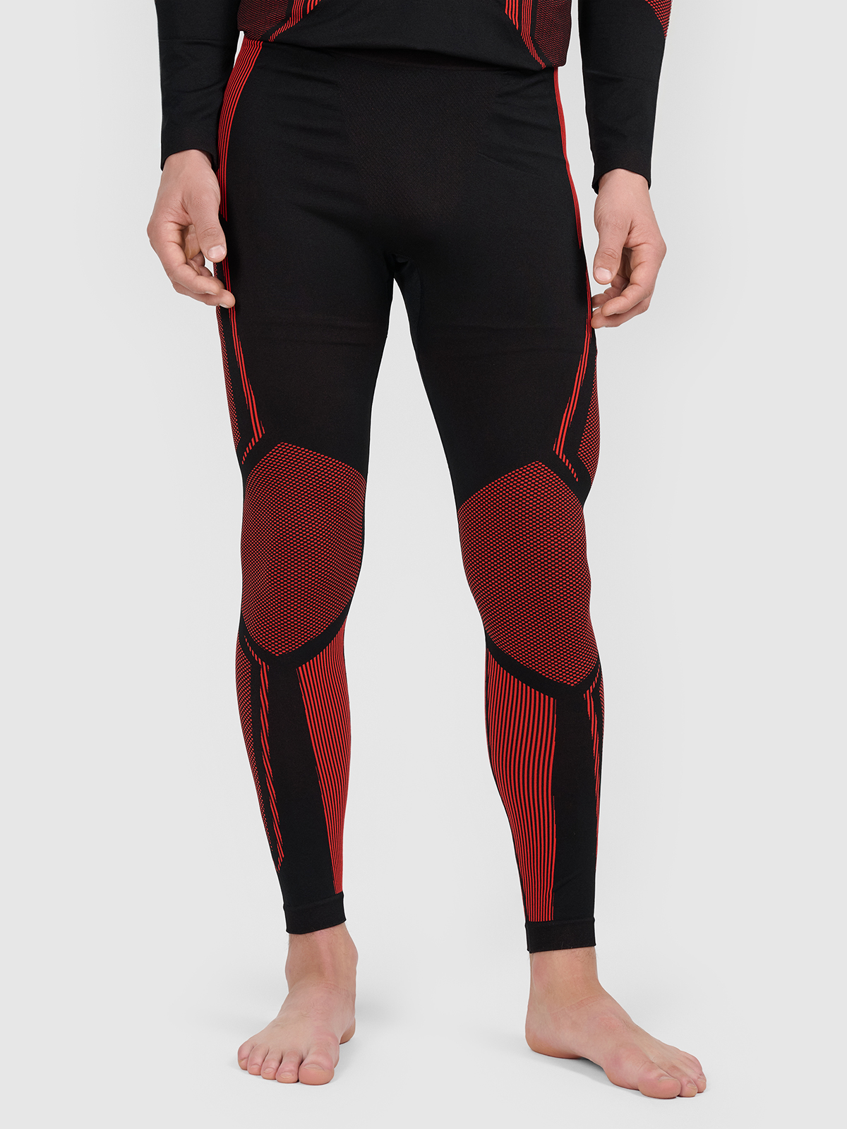 Thermounterwäsche für Herren, Größe 4F M304, roter Boden